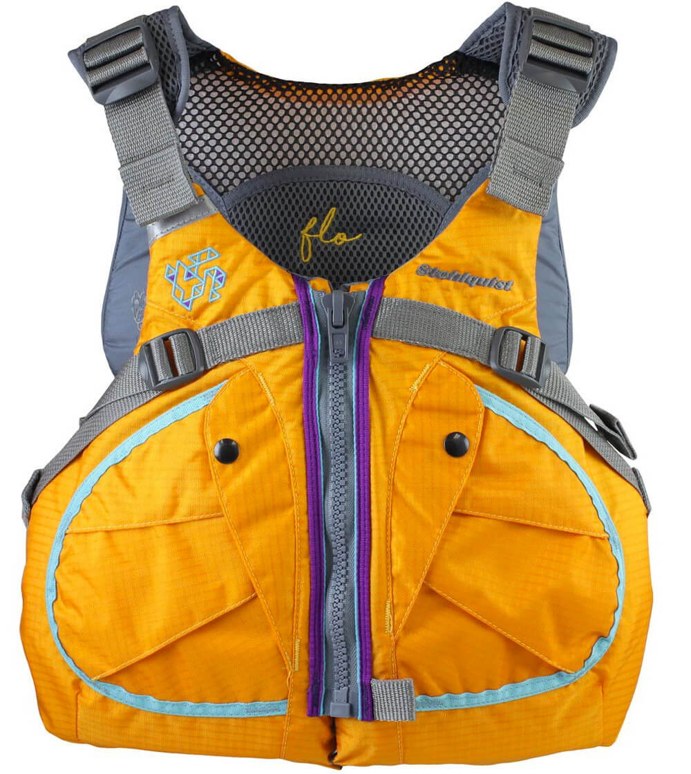 Stohlquist Women’s orange kayak life vest