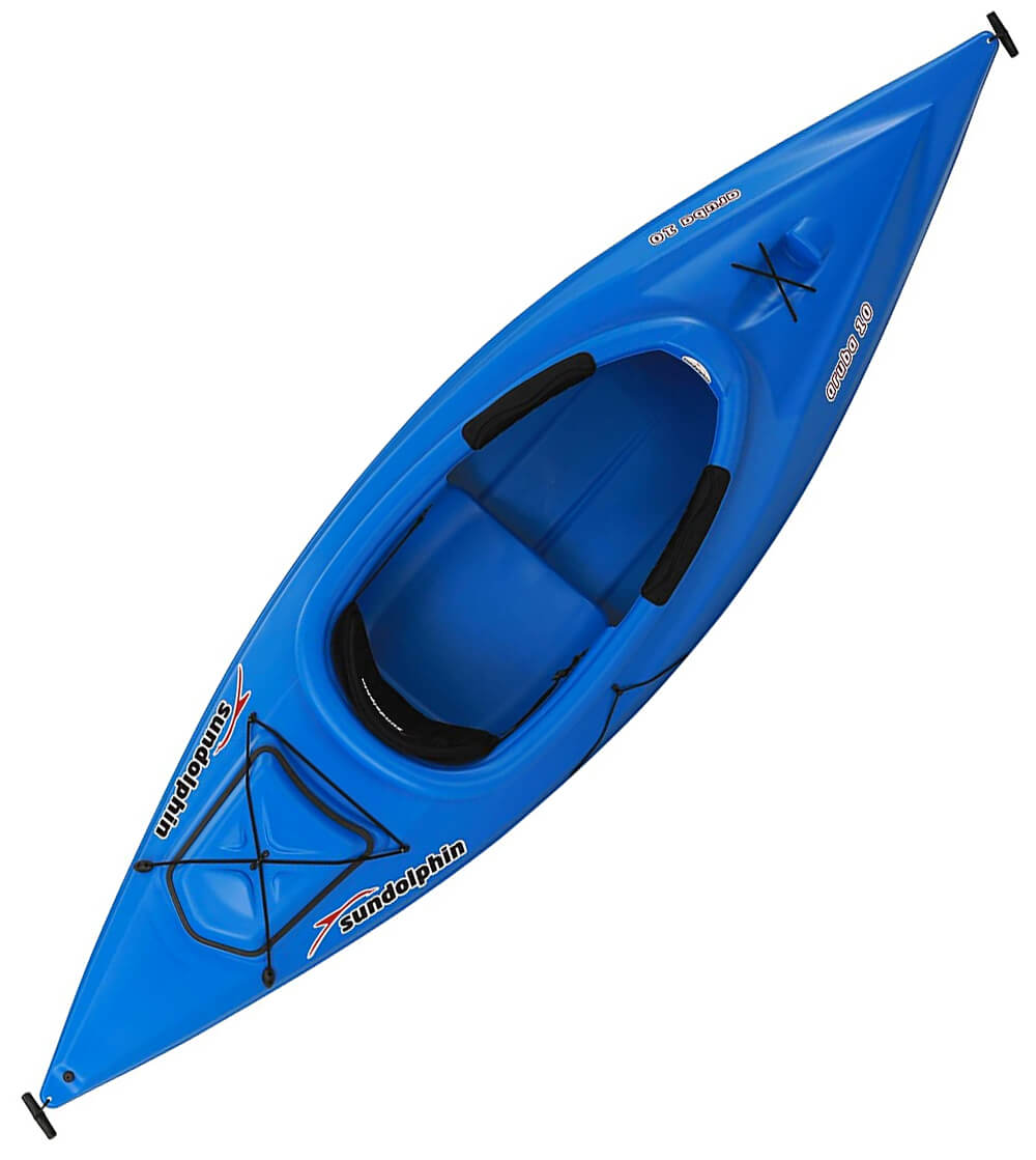 Blue aruba 10 sit in recreational kayak