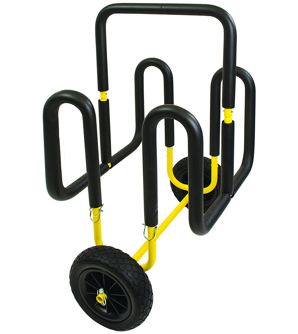 Suspenz double SUP airless cart, yellow and aluminum