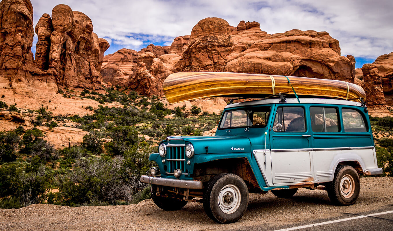 Transporting a fishing kayak