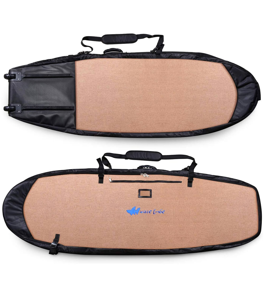 Grizzly bear brown wave tribe surfboard travel bag