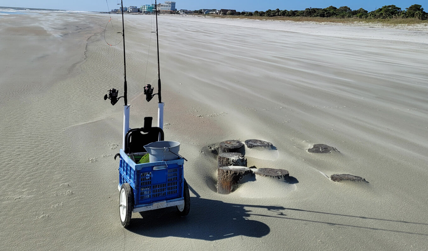 DIY Surf Fishing Cart: Build Your Own Step By Step!!! 