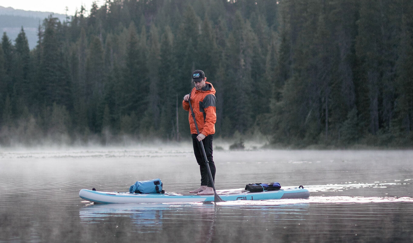 Die richtige Körperhaltung verbessert die Paddle-Boarding-Technik