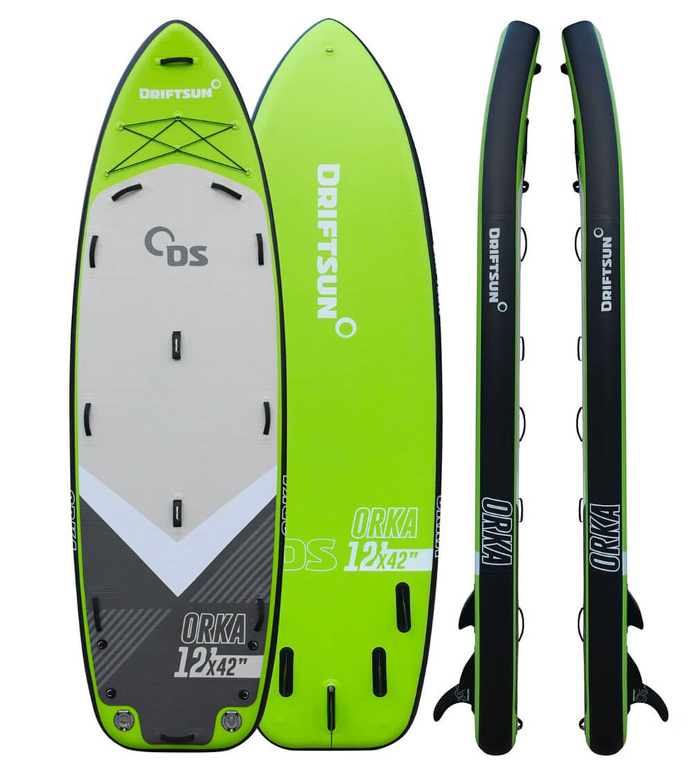 Driftsun Orka aufblasbares Mehrpersonen-Paddle-Board-Paket