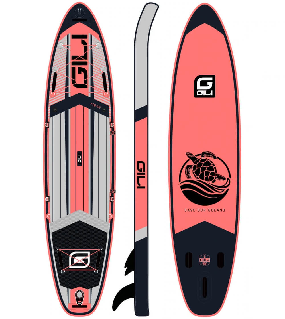 GILI Air Inflatable Stand Up Paddle Board für Flachwasser