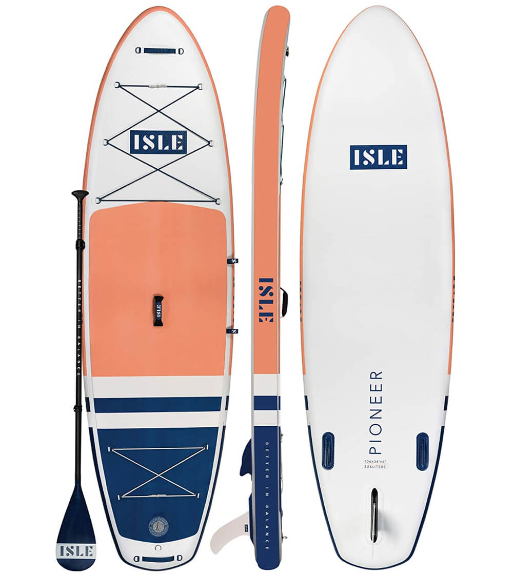 Isle pioneer inflatable stand up paddle board