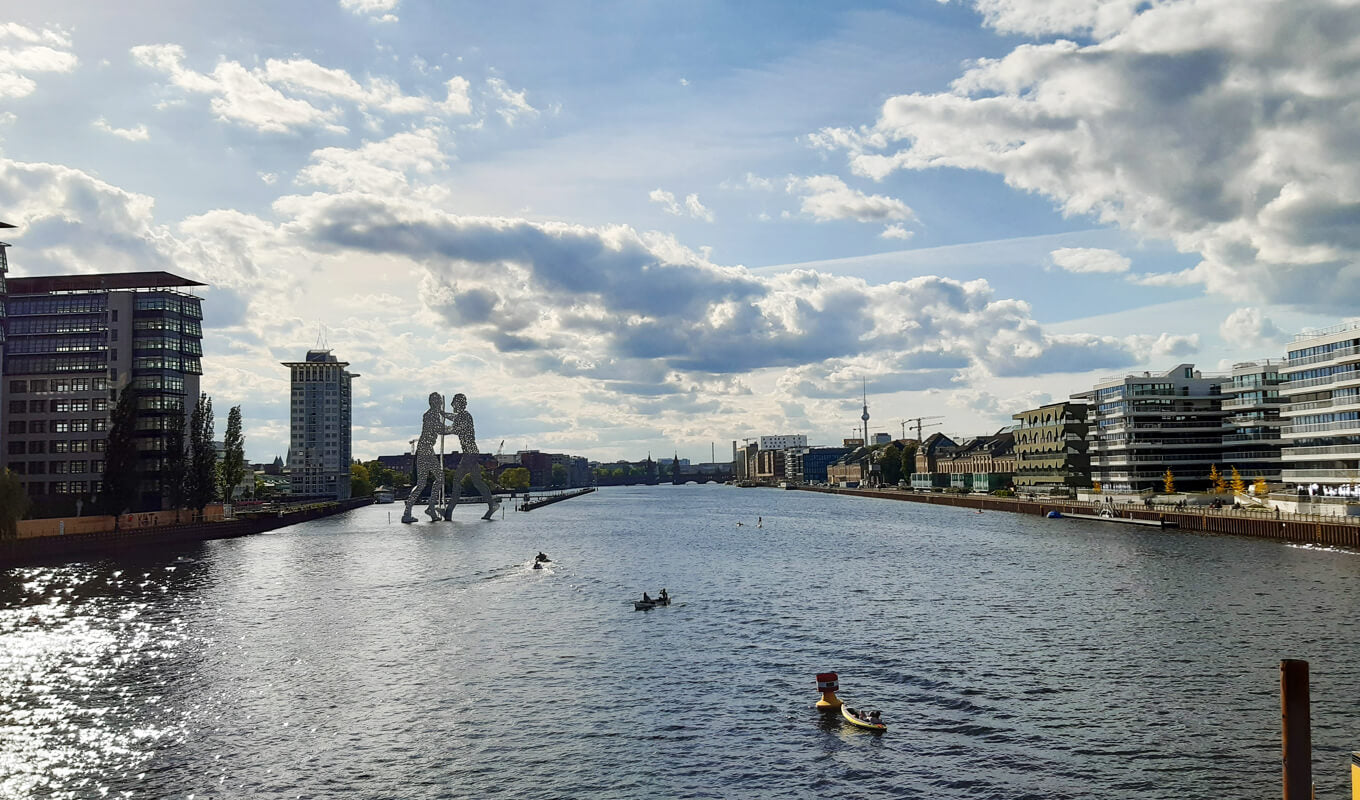 Molecule man at the river