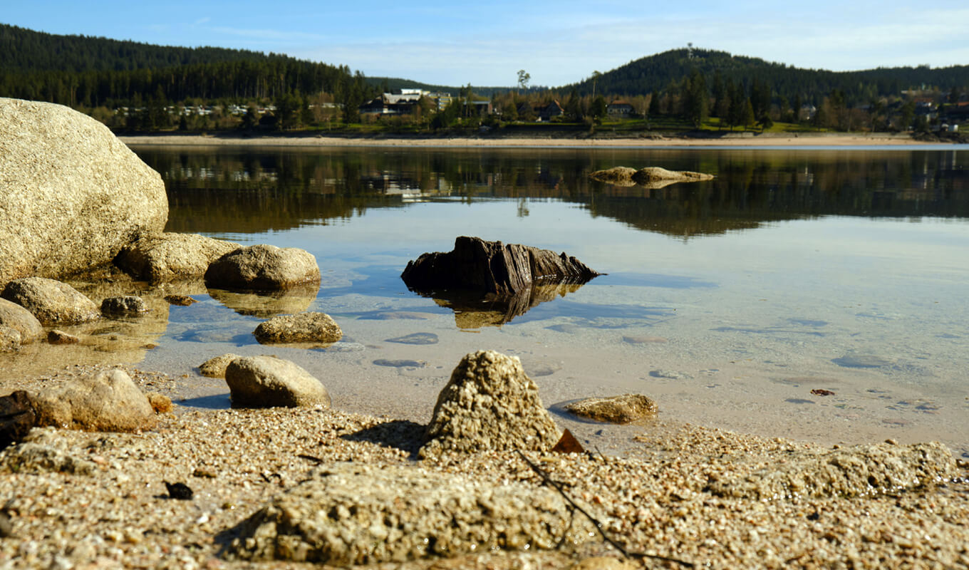 Glacial-fed reservoir of Lake Schluchsee