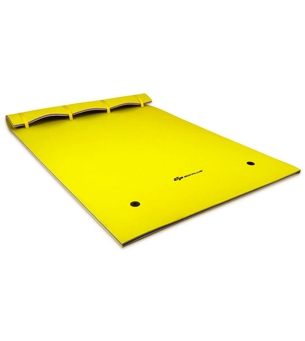 Yellow goplus floating water pad