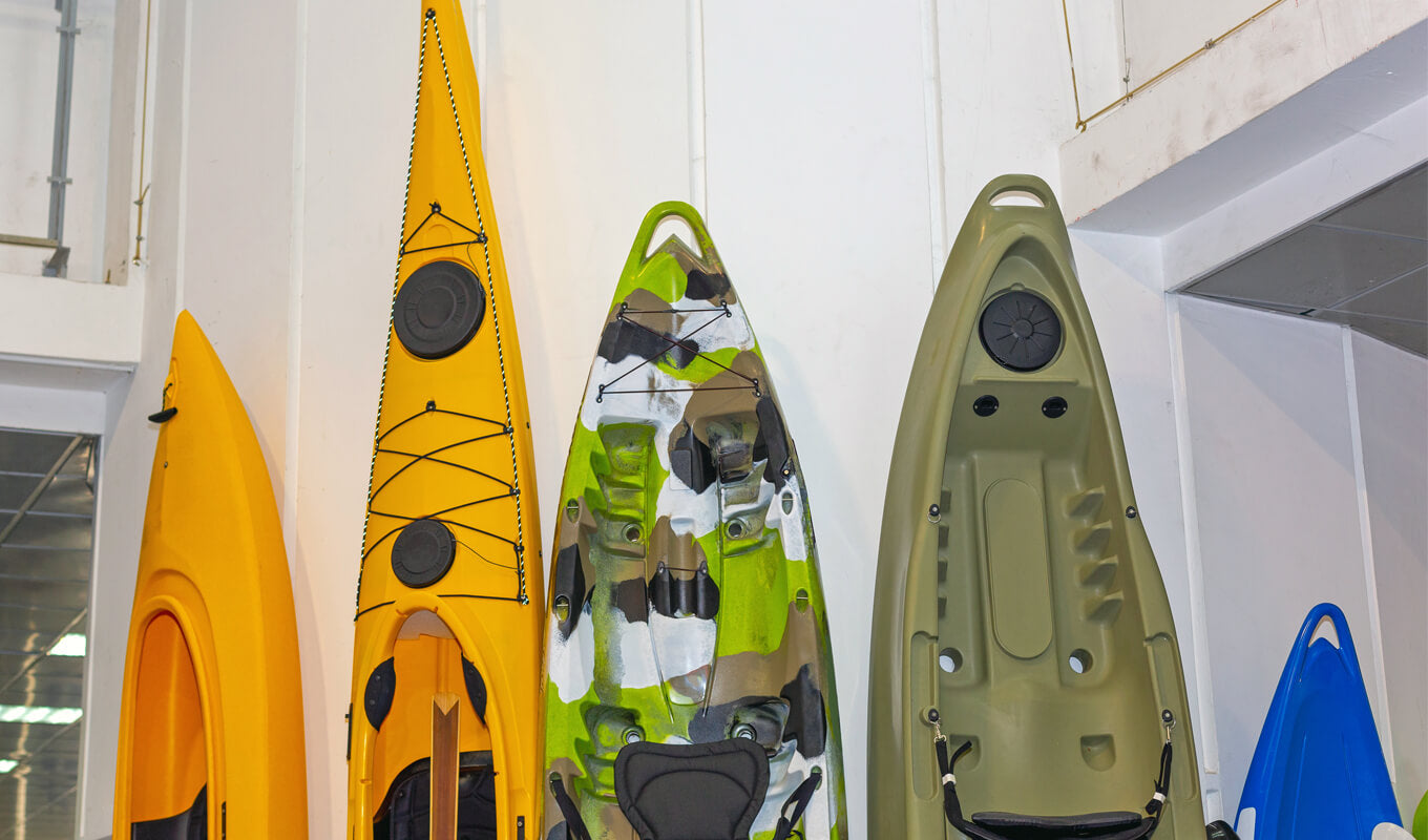 Kayak with different sizes