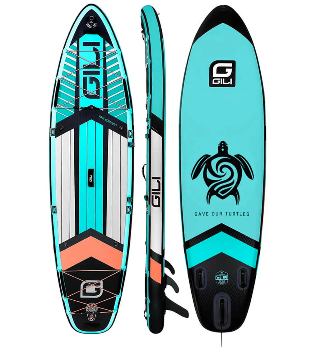 Gili blue komodo inflatable iSUP board