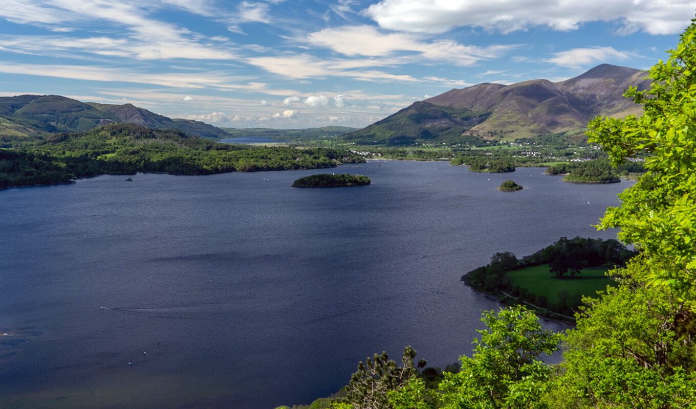 Borrowdale, Fluss Derwent, Lake District