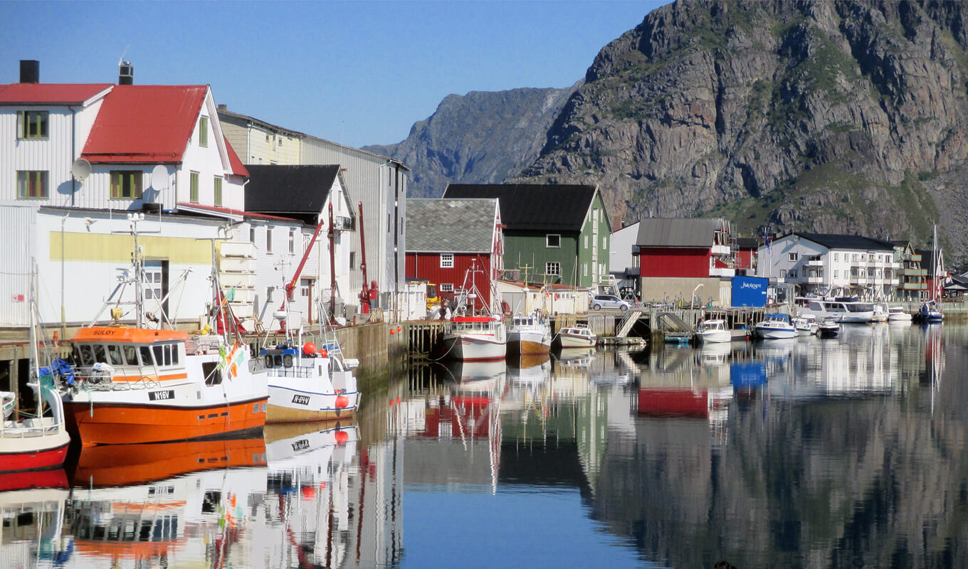 Paddle boarding in Norway