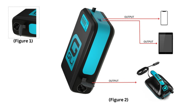 GILI electric pump battery pack features