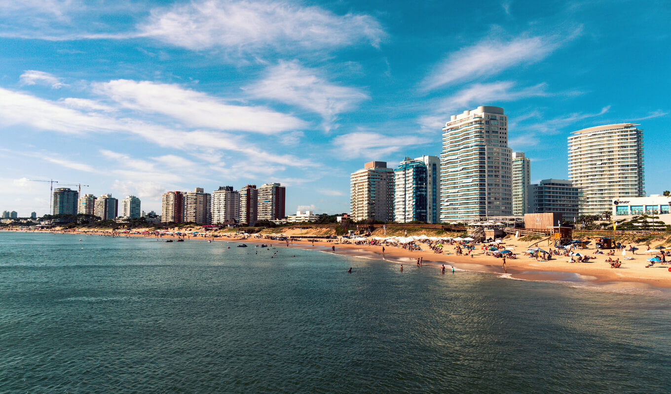 Punta del este beach, Uruguay