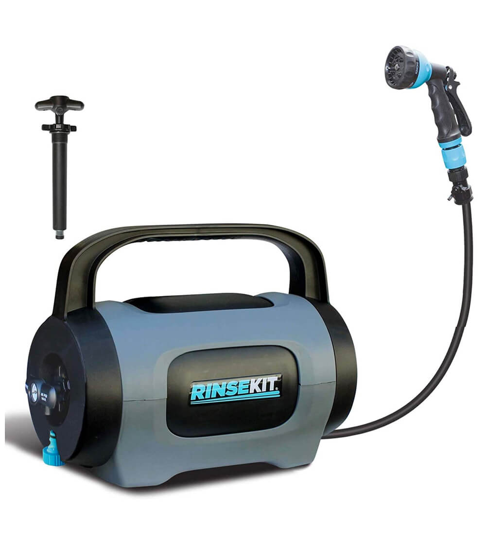 Rinsekit POD portable shower with hand pump