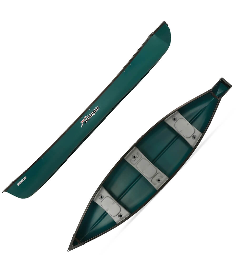 Sun dolphin scout canoe, green