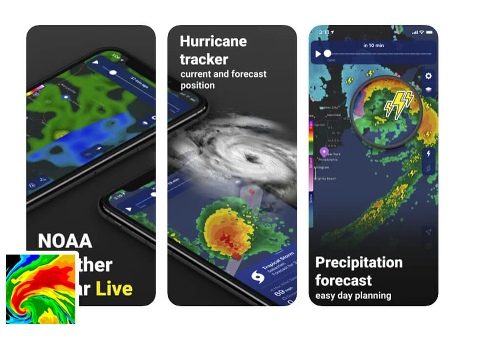 NOAA Weather Radar App for SUP