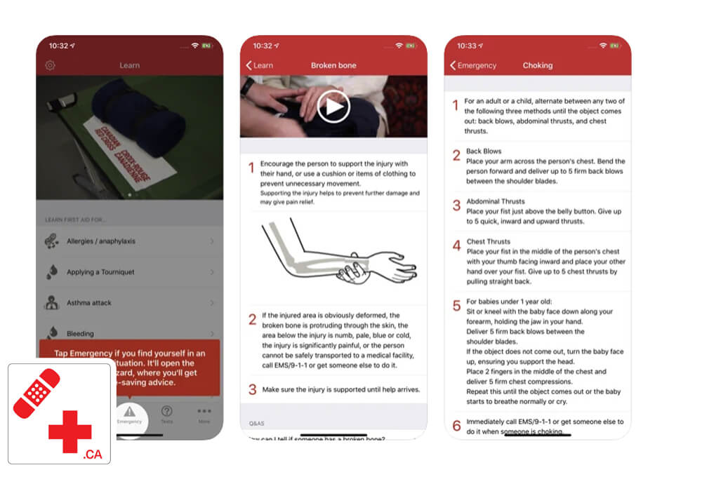 First Aid App for SUP