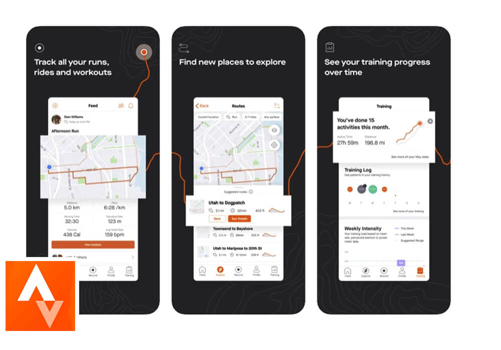 Strava App for SUP