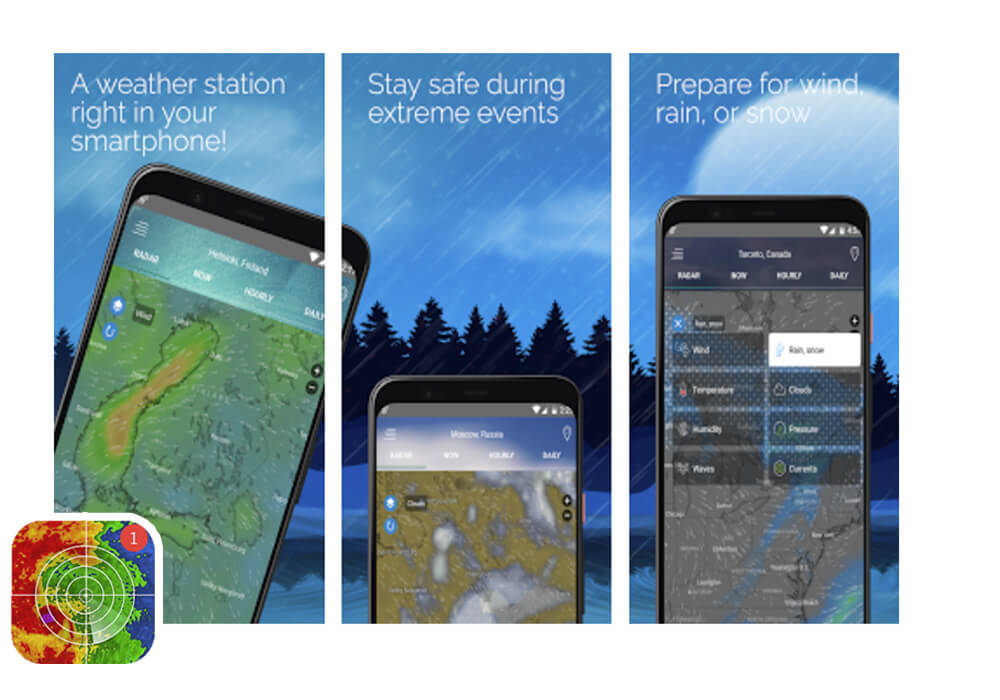 Weather Radar App for SUP