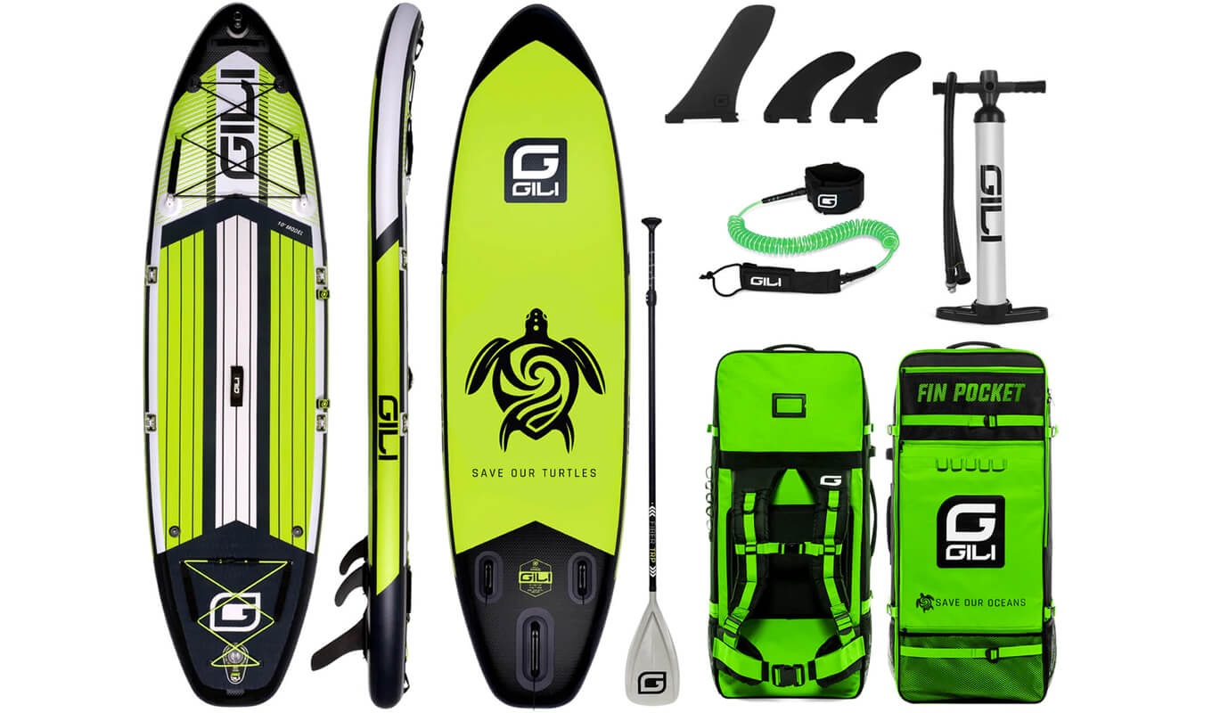 GILI Mako inflatable paddle board package