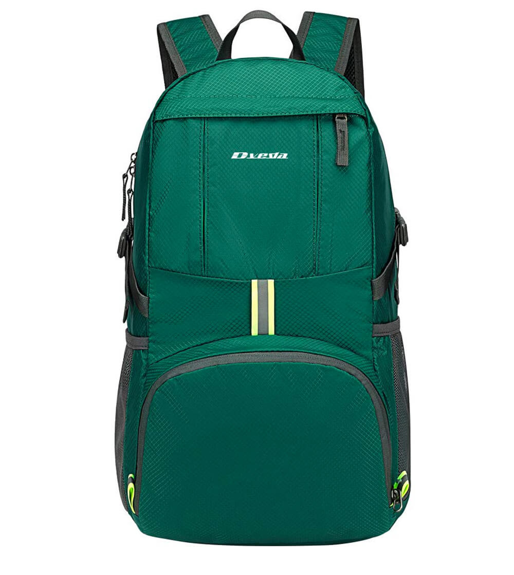 Dveda lightweight Packable Backpack, Green