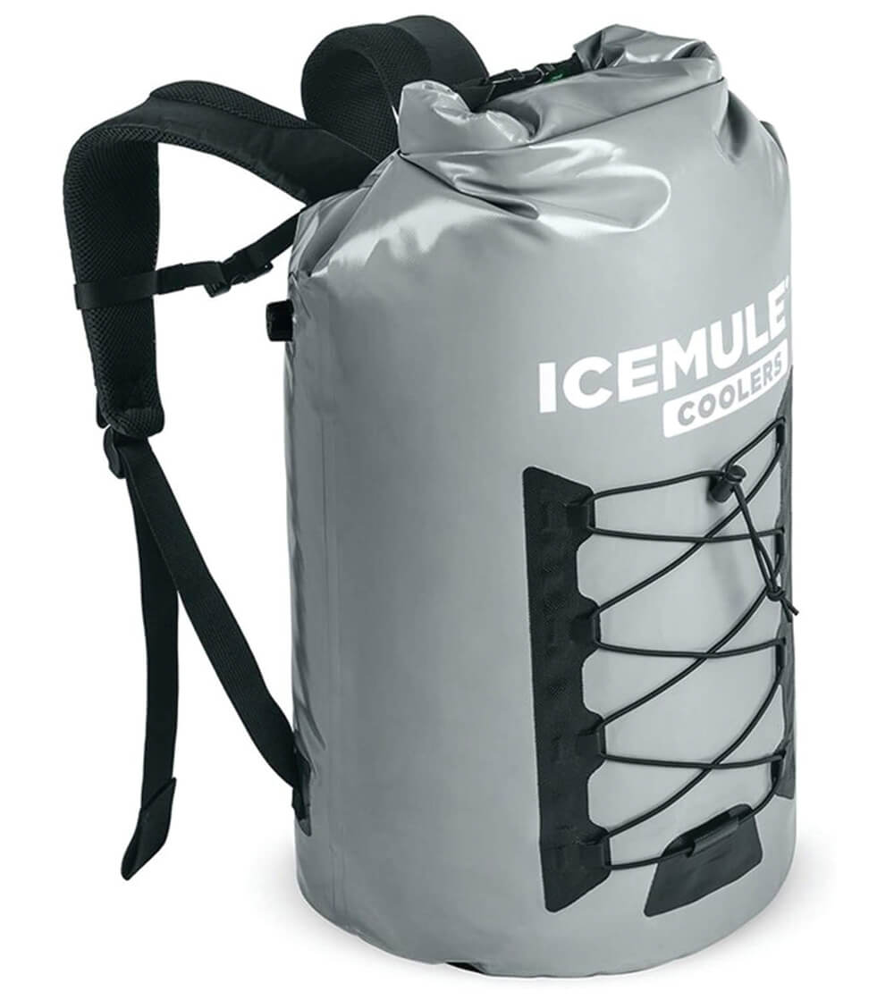 Grey IceMule Pro Collapsible Backpack Cooler