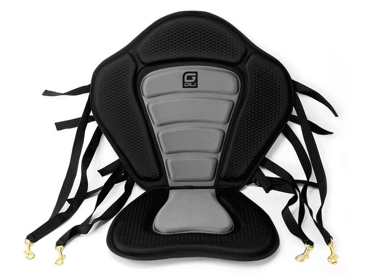 BESPORTBLE Kayak Seat Cushion: Comfortable Canoe Seat Kayak Seat Pad Kayak  Padded Seat Cushion Kayak Accessories for Fishing Boat (Black) 37x32.5x1cm