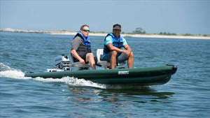 FishSkiff™ 16 Inflatable Fishing Boat - No Huddle Life