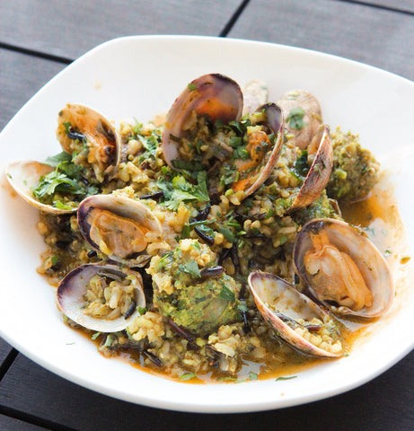 Chili-Lime Steamed Clams