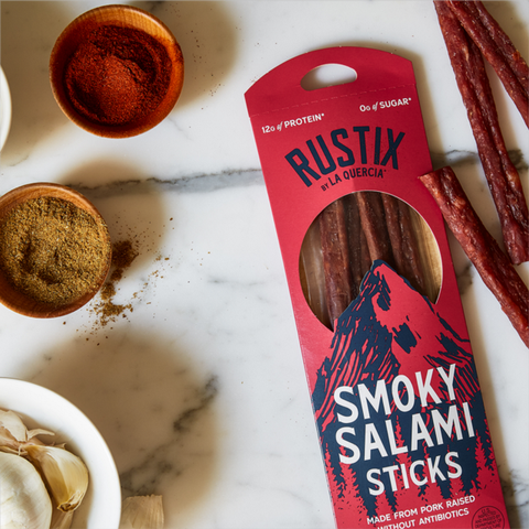 One Good Find: Rustix Smoky Salami Sticks (Blog Link in Bio) ft. @eatrustix @laquercia