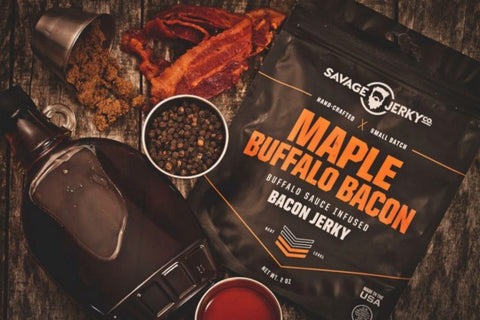 One Good Find: Maple Buffalo Bacon (Link in Bio) ft. @savagejerky #Bacon #BaconJerky