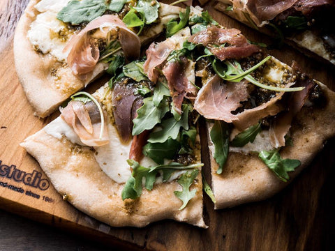 Prosciutto, Pesto & Arugula Pizza Recipe