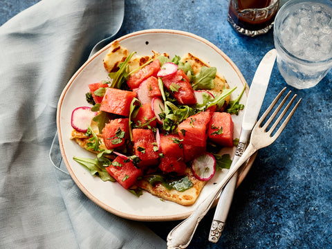 Watermelon & Halloumi Salad Recipe