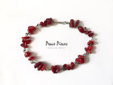 Unique Red Stones Bracelet