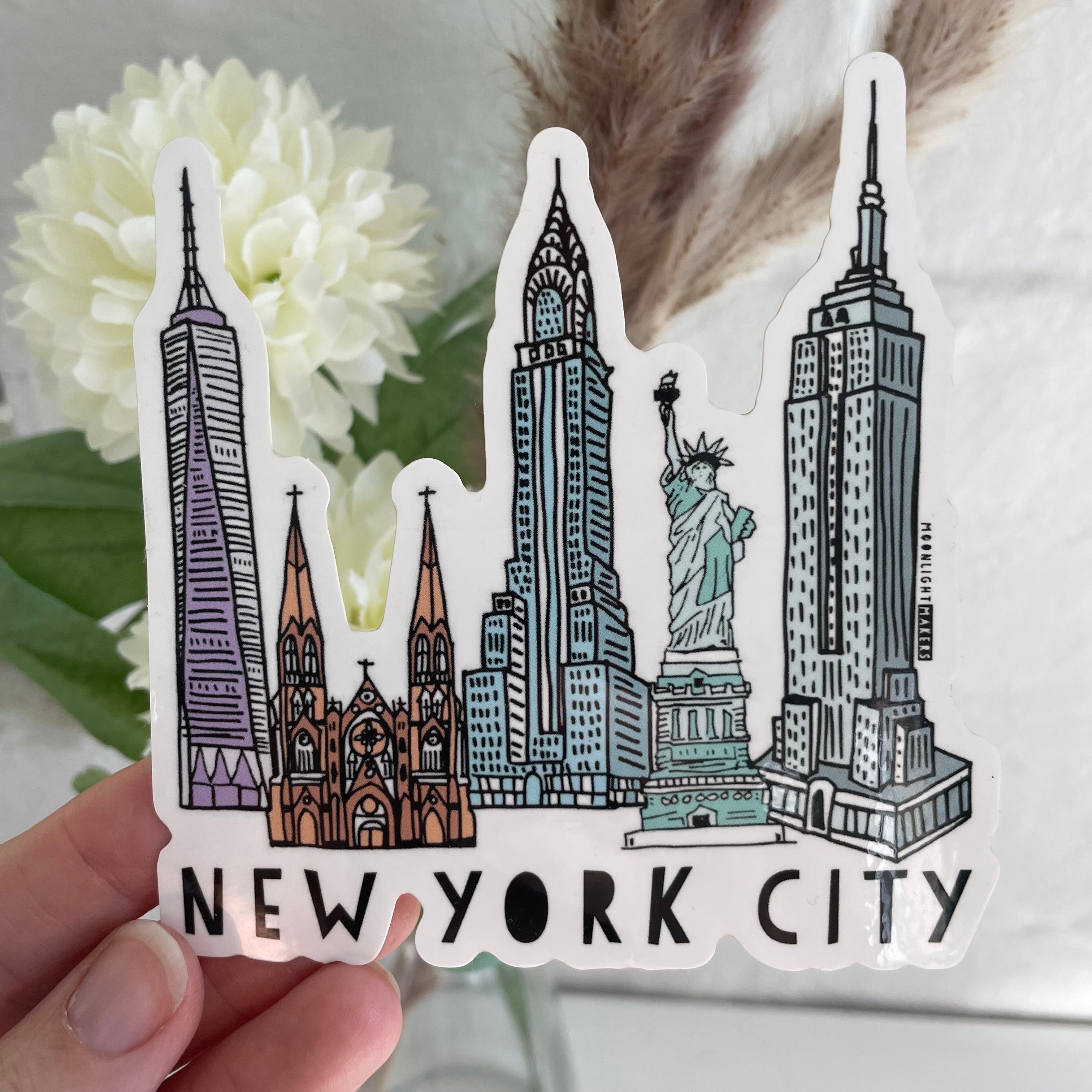 New York City - Die Cut Sticker