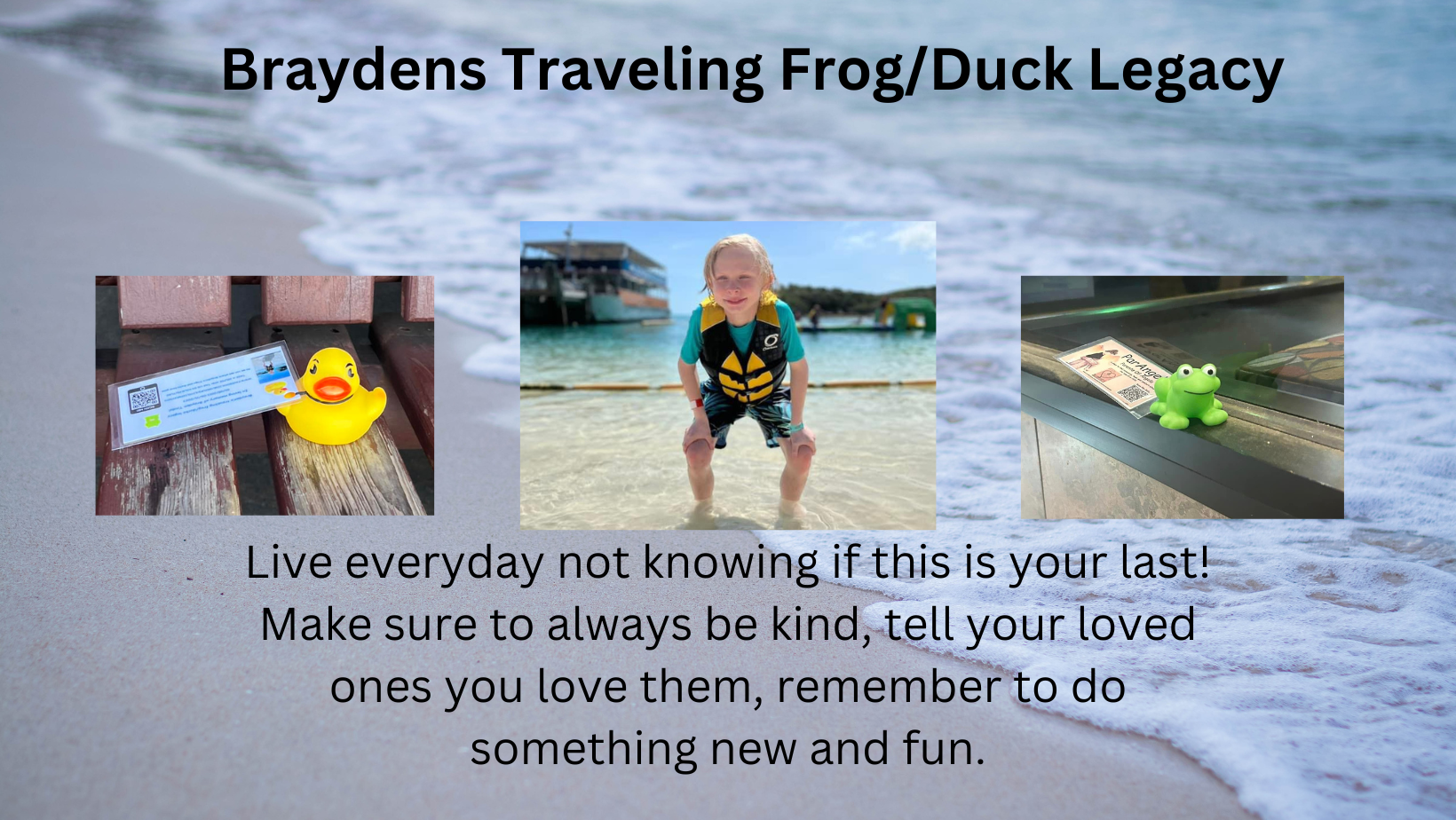 Braydens Traveling Frog/Duck Legacy