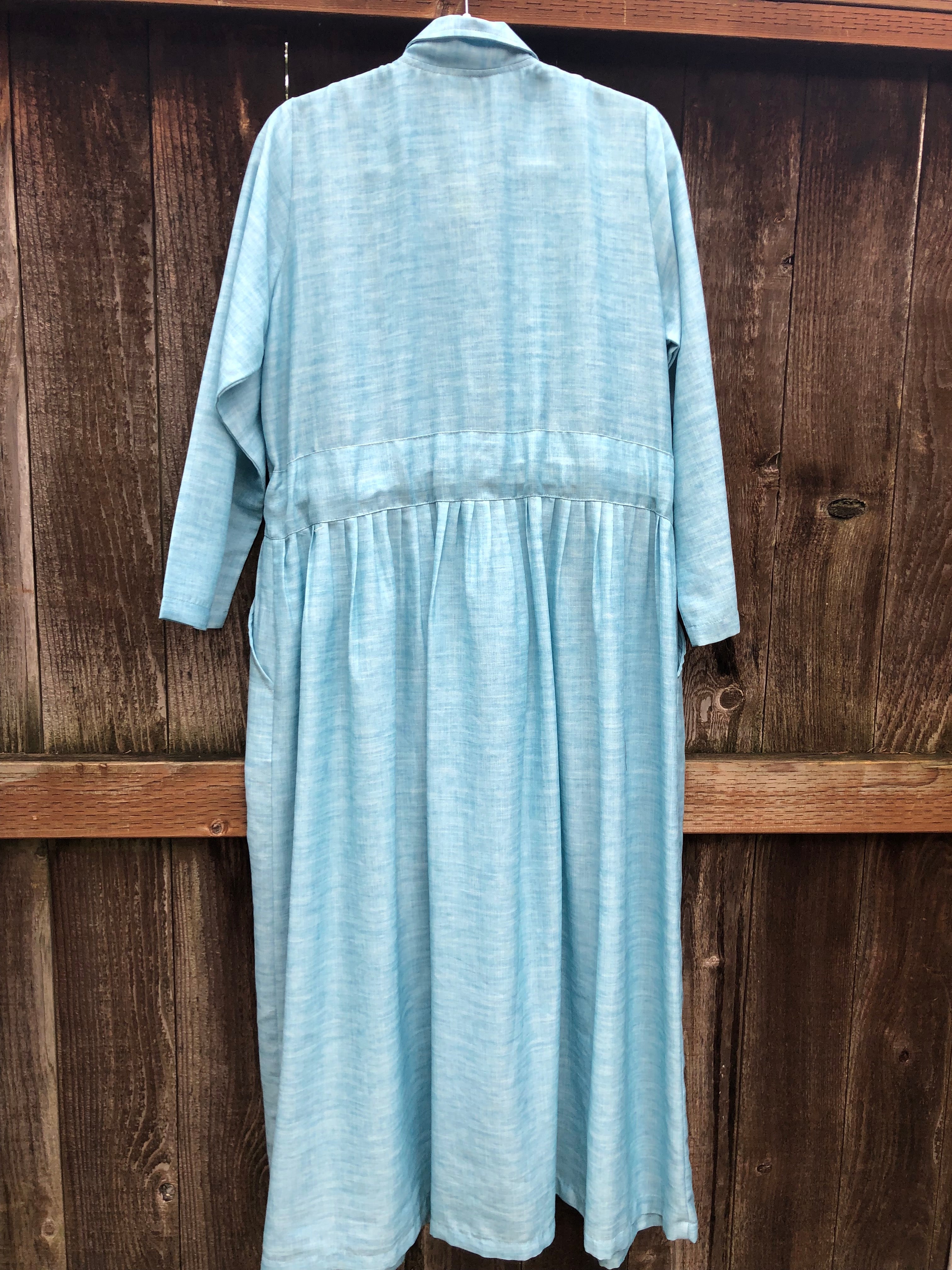 Spring Trench Dress - Turquoise – michaelacorning