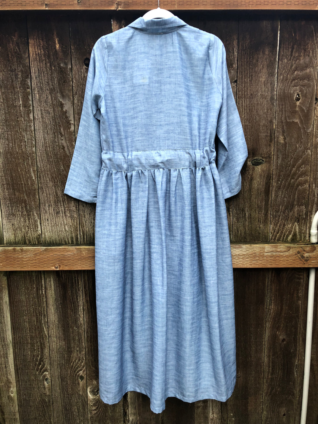 Spring Trench Dress - Light Blue – michaelacorning