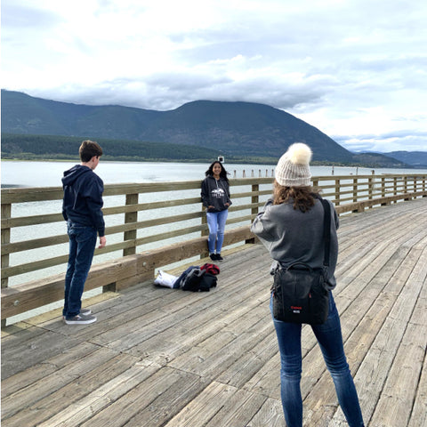 Photoshoot at the Salmon Arm Wharf