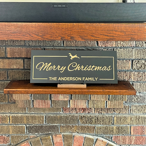 Personalized Merry Christmas Sign