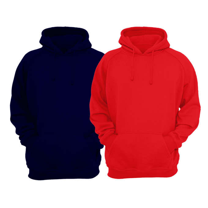 plain navy hoodie