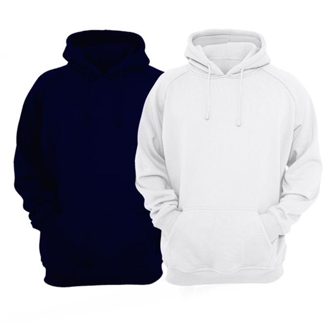 plain navy hoodie