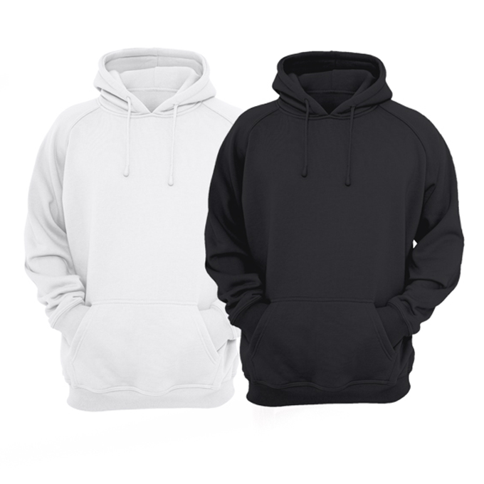 hoodie black plain