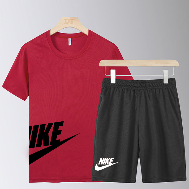 nike t shirt and short set