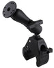 RAM Large Tough-Claw™ Base With Double Socket Arm And 1.5" Round Base Adapter - RAP-401-202U