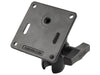 RAM 1.5" Ball Short Length Double Socket Arm with 75mm X 75mm VESA 3.625" Plate - RAM-103U-B-2461