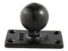 RAM C Size 1.5" Ball On Rectangular Plate With 1" X 2.5" 4-Hole Pattern - RAM-202U-153 Not Available