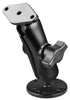 RAM 1" Ball Mount With Double Socket Arm, 2.5" Round Base & Diamond Base - RAM-B-138U